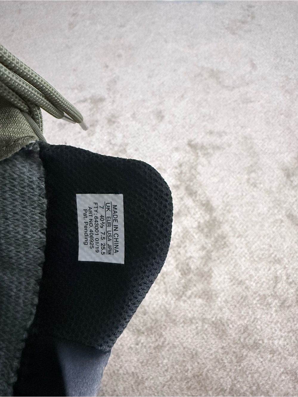 Men's Olive Green Crossbody Bag - Unbranded